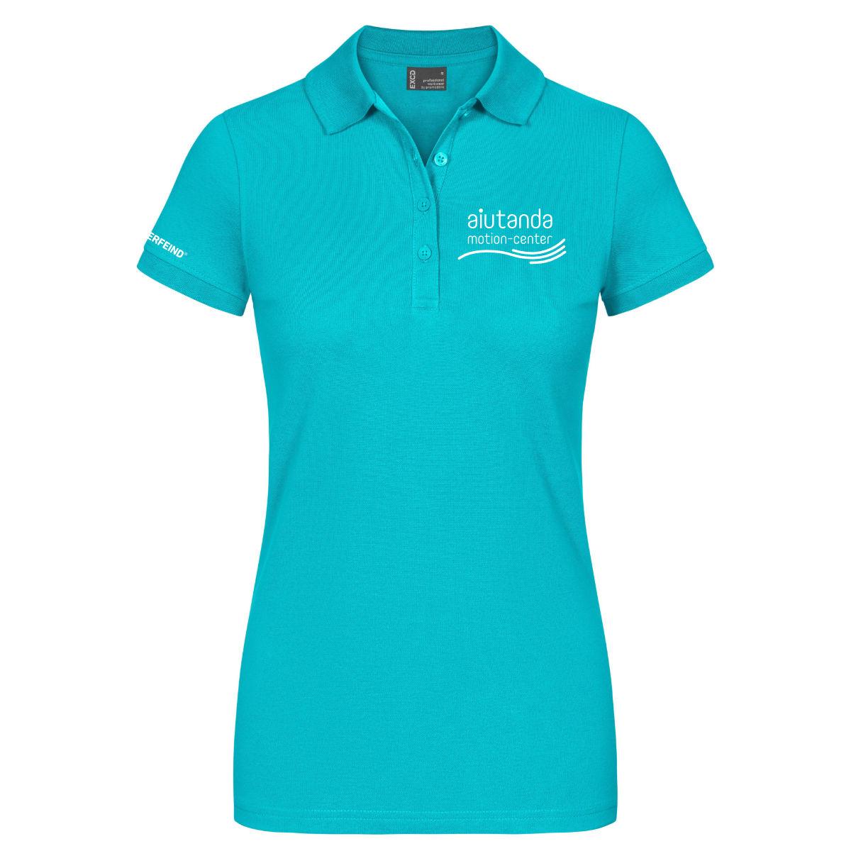 Poloshirt Türkis - Damen