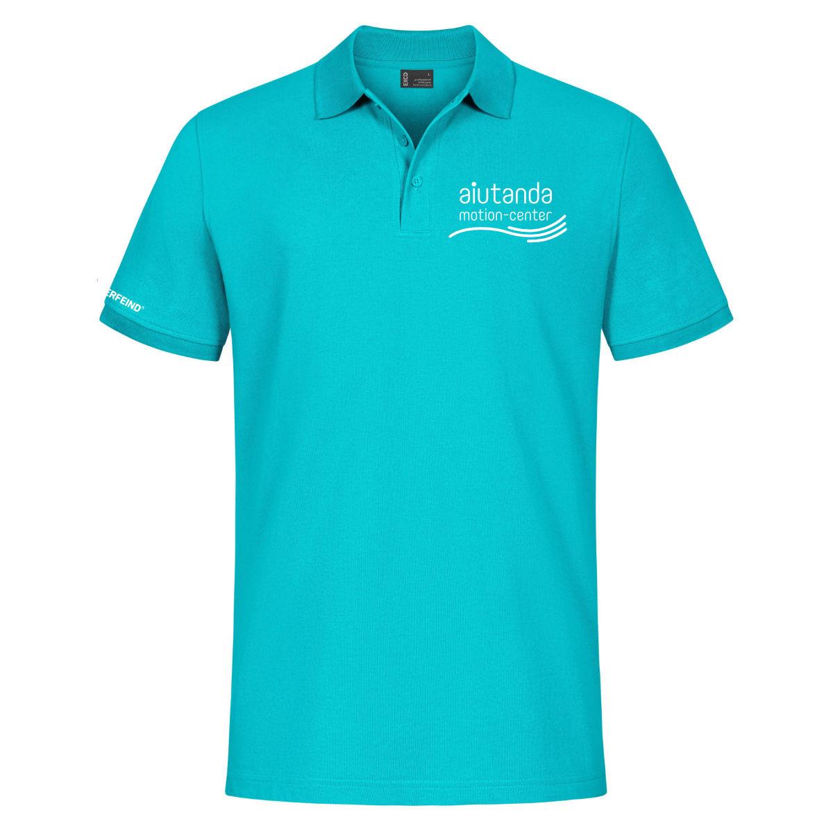Poloshirt Türkis - Herren