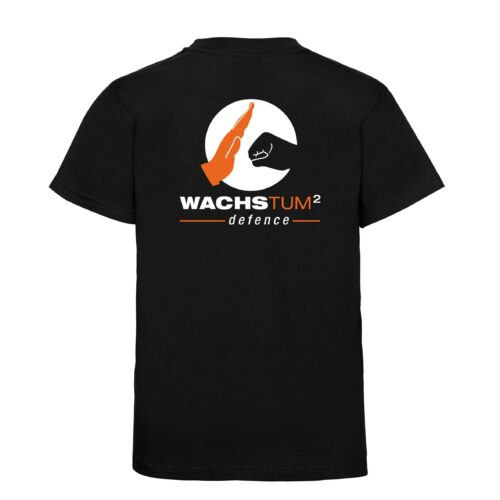 Wachstum hoch 2 Kids Shirt schwarz hinten