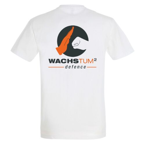 Wachstum hoch 2 defence shirt weiß back