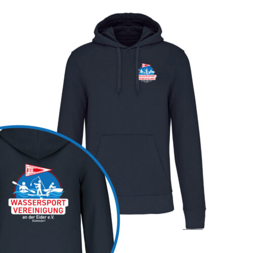 Wassersport Vereinigung Büdelsdorf Hoodie Logo hinten vorne