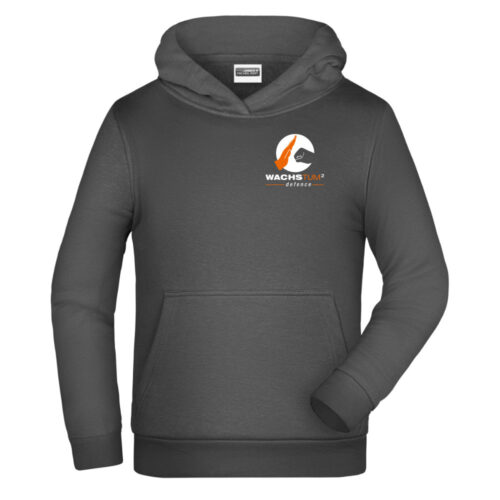 Kinder-Hoodie defence VH2 grau