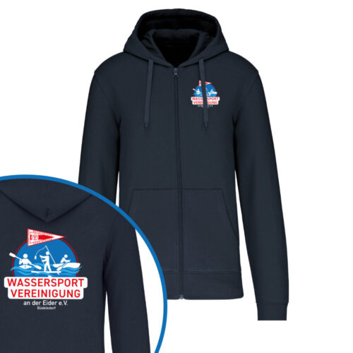 Wassersport Vereinigung Büdelsdorf Zipper Logo hinten vorne