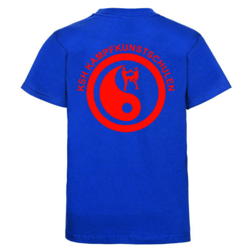 KSH T-Shirt für Kinder Königsblau hinten