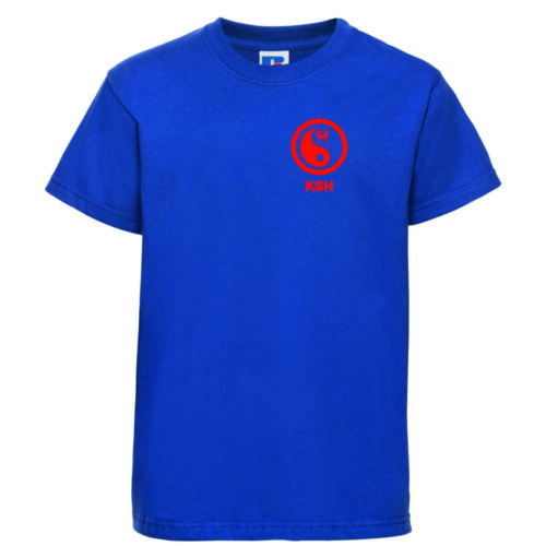 KSH T-Shirt für Kinder Königsblau vorne