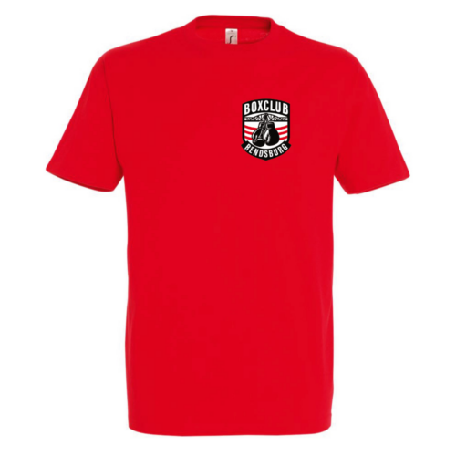 boxclub rendsburg shirt rot logo vorne