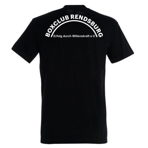 boxclub rendsburg shirt schwarz schriftzug hinten