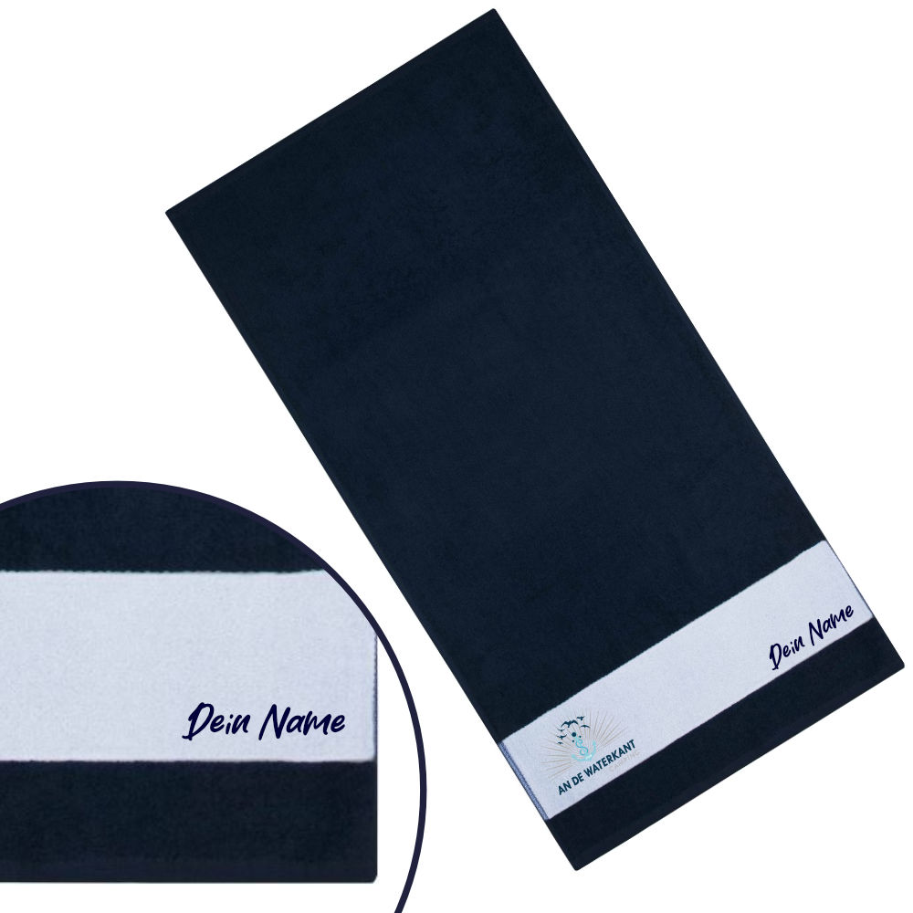 An De Waterkant Camping Handtuch 50x100 cm personalisiert Bild 3