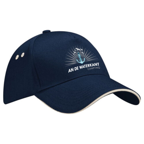 An De Waterkant Camping Cap in navy-blau