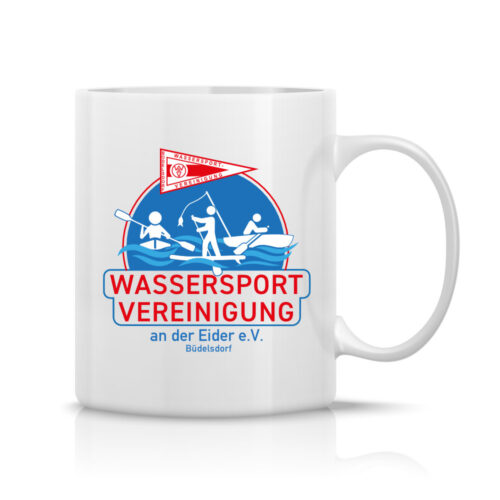 Tasse Wassersport Vereinigung Büdelsdorf Logo