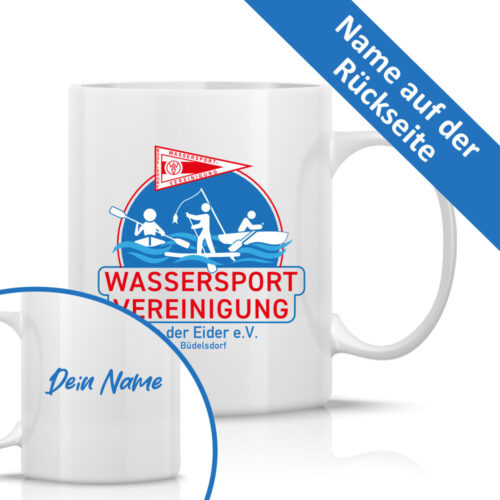 Tasse Wassersport Vereinigung Büdelsdorf personalisiert