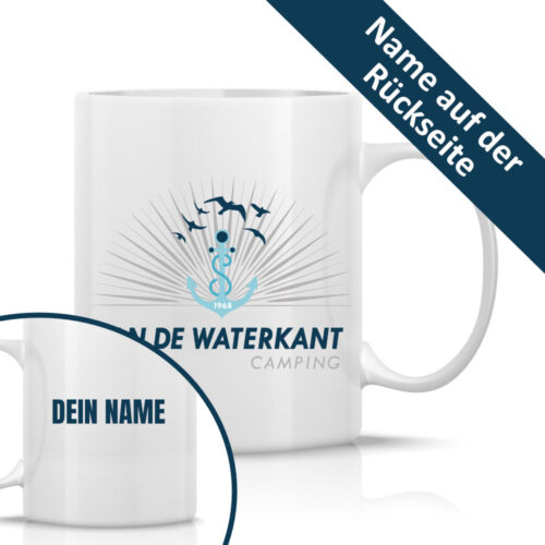 Tasse Camping an de Waterkant Husum personalisiert