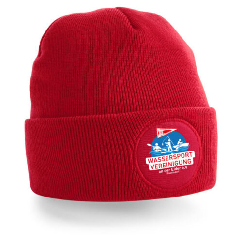 Mütze Wassersport Vereinigung Büdelsdorf classic red