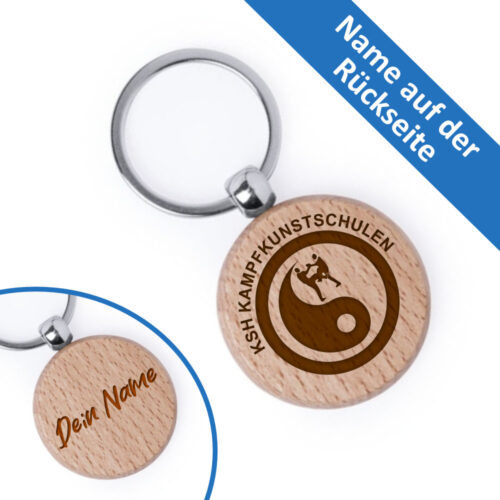 KSH Schlüsselanhänger Logo Name personalisiert