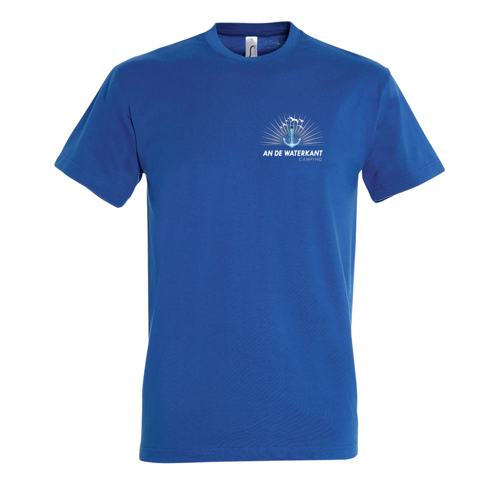an de Waterkant Camping Husum T-Shirt-königsblau-vorne