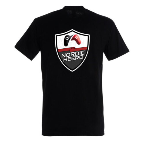 T-Shirt schwarz NordicHeero hinten