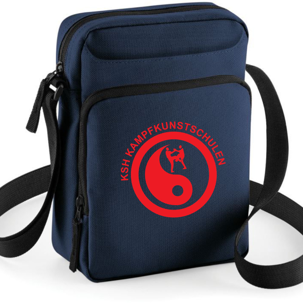 Umhängetasche blau KSH Logo