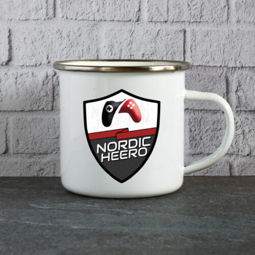 Emailletasse NordicHeero Logo