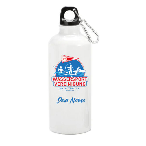 Trinkflasche Wasserasport Vereinigung Büdelsdorf Logo Name