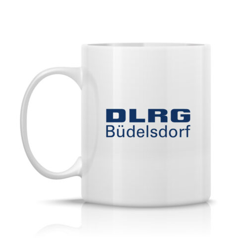 DLRG Büdelsdorf Keramiktasse Logo