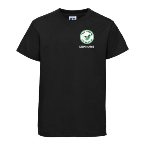 TSV Moewe Hamdorf e.V. T-Shirt Kids schwarz Logo vorne Name