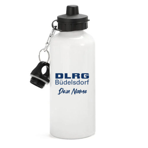 Trinkflasche DLRG Büdelsdorf Logo personalisiert