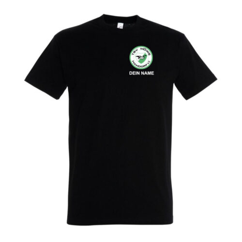 TSV Moewe Hamdorf e.V. T-Shirt schwarz Name