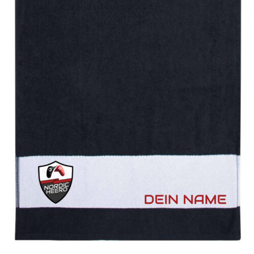Handtuch NordicHeero Logo Name nah