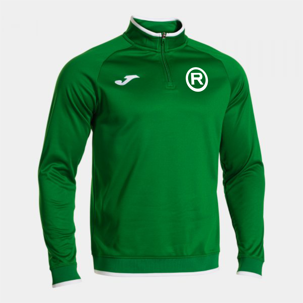 Rendsburger TSV Joma-Quarterzipper warm grün-weiß